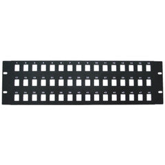 Rackmount 48 Port Blank Keystone Patch Panel, 3U