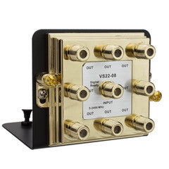 8 Way Splitter 2.4 GHz on Mounting Bracket