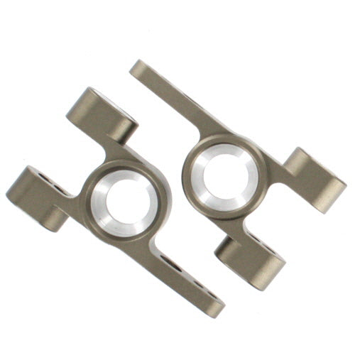 Redcat Racing 710006 Aluminum Rear Hub Carrier (1pr)(Gunmetal) <b style="font-family: 'trebuchet ms';">For use with V1 X series Rampage models with 10mm x 19mm bearings (part#07159)</b>
