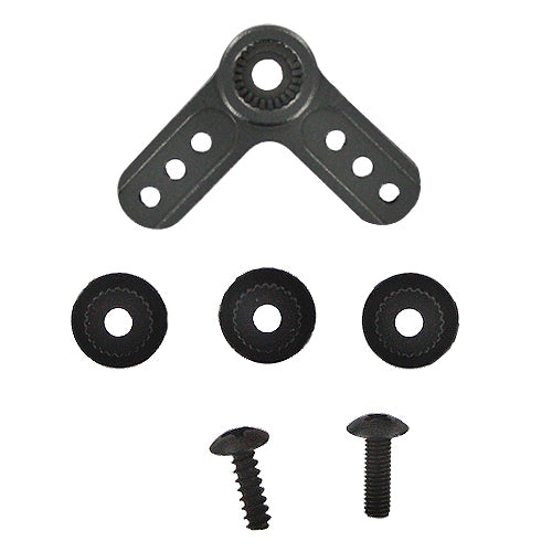 Redcat Racing 80236m Aluminum 90 Degree Servo Horn (1pc)(Gunmetal) ~