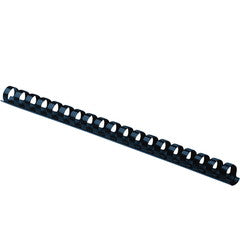 Fellowes Binding Comb, Plastic, 1/2in, Navy, 100PK