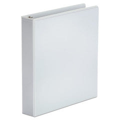 Universal Economy Round Ring View Binder, 1.5 inch Capacity, White - UNV20972