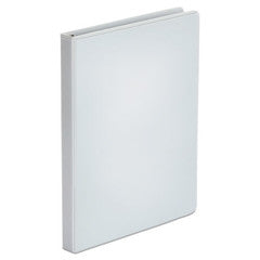 Universal Economy Round Ring View Binder, 1/2 inch Capacity, White - UNV20952