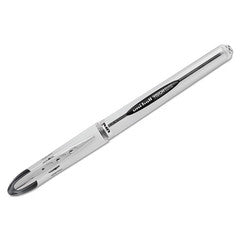 Uni-ball VISION ELITE Stick Roller Ball Pen, Bold 0.8mm, Black Ink, White/Black Barrel