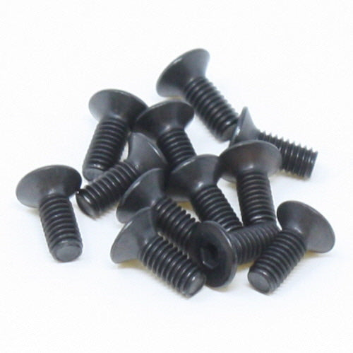 Redcat Racing BS810-100 Flat Head Machined Thread Hex Screw 4x10mm