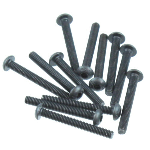 Redcat Racing BS819-030 Button Head Machined Thread Hex Screw 3x25mm