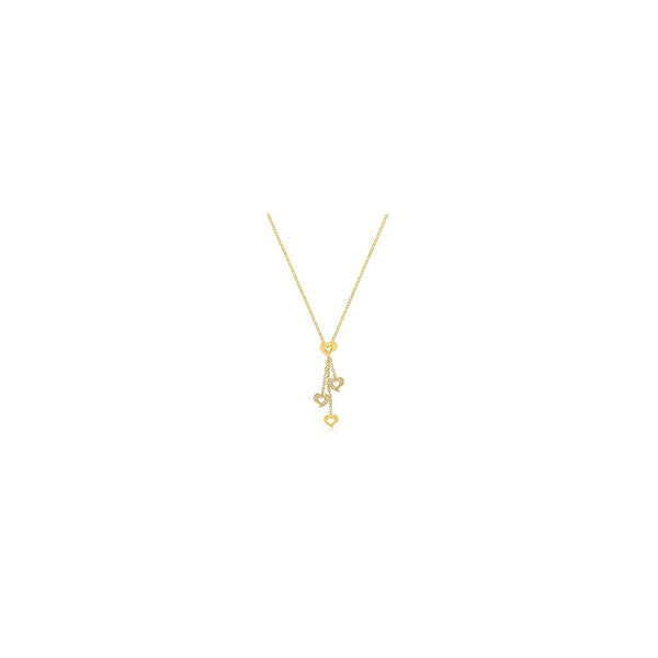 Golden Heart Charm Pendant
