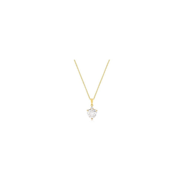 Goldtone Big Heart Pendant