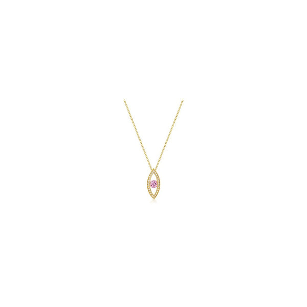 Eye-catcher Pendant In Goldtone