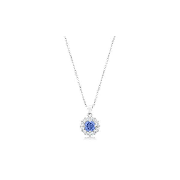 Bella Bridal Pendant In Light Purple