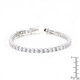 Clear Cz Tennis Bracelet