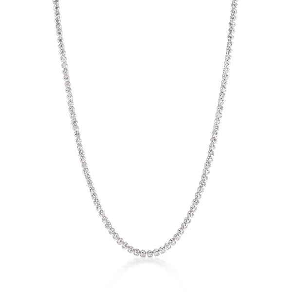 Long Elegant Cz Necklace