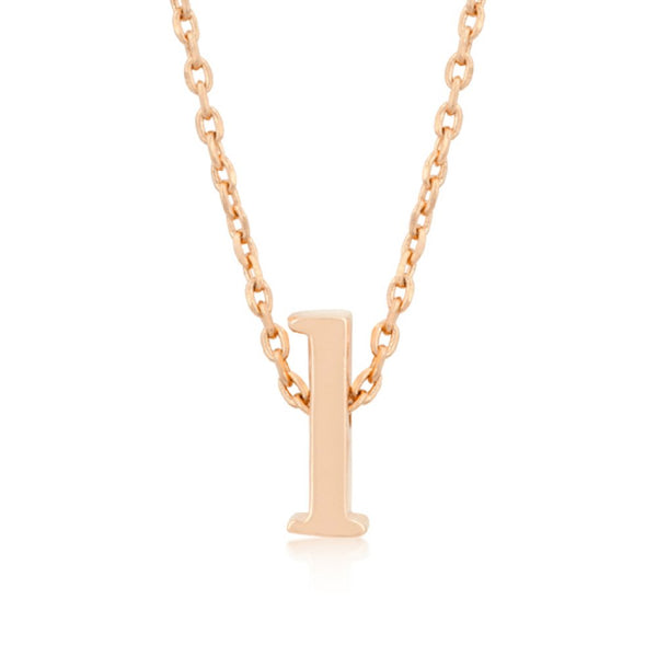 Rose Gold Initial L Pendant