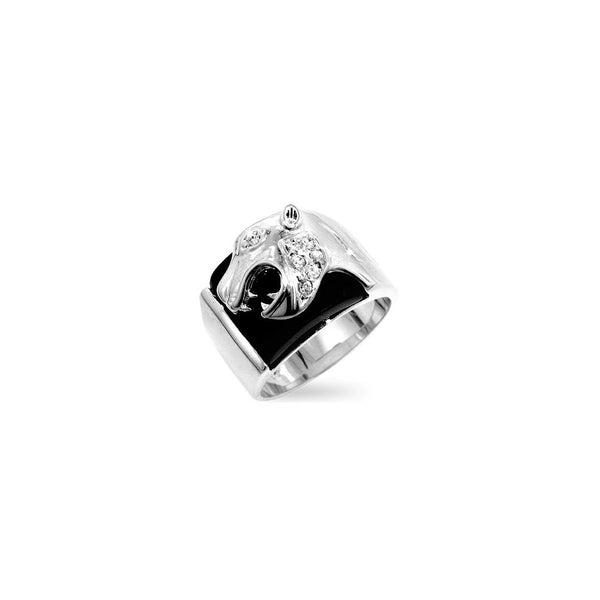 Onyx Panther Men's Ring