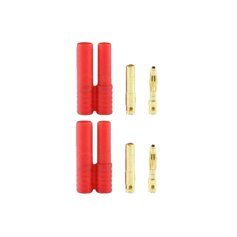 Redcat Racing BANANA-PLUGS-1Male-1Female Banana 4.0 Plugs (Pack of 2, 1 male 1 female) - ~