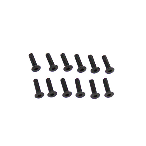Redcat Racing BS502-029 Flat Head Machined Thread Hex Screw 3x12mm