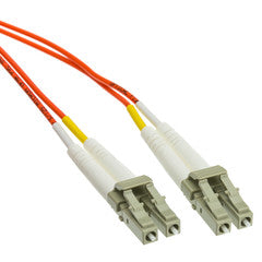 Plenum LC/LC OM1 Multimode Duplex Fiber Optic Cable, 62.5/125, 3 meter (10 foot)