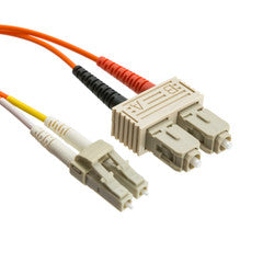 LC/SC OM2 Multimode Duplex Fiber Optic Cable, 50/125, 4 meter (13.1 foot)