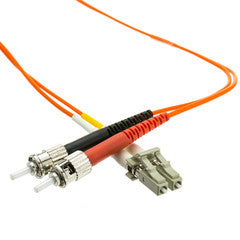 LC/ST OM1 Multimode Duplex Fiber Optic Cable, 62.5/125, 20 meter (65.6 foot)