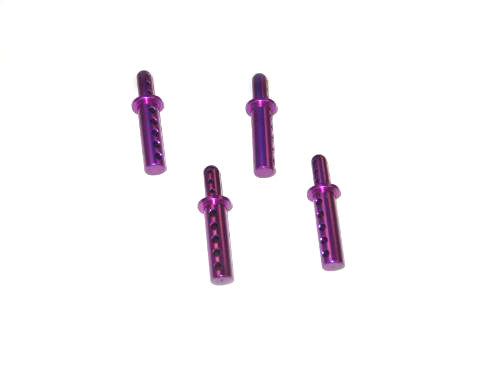 Redcat Racing 08047 Aluminum body post (4pcs)(purple)(Same as 108837) ~