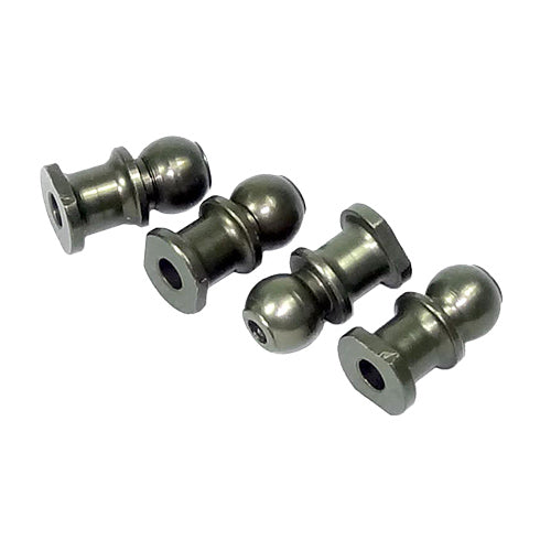 Redcat Racing 07153 Shock Upper Ball, Aluminum 4pcs ~ 