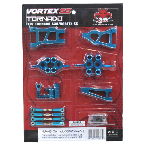 Redcat Racing HUK-4B TornadoS30/Vortex SS Pro hop up kit (New version) (Blue)