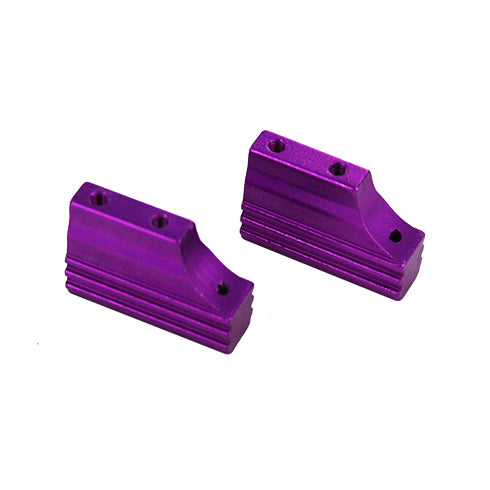 Redcat Racing 02128 Machined aluminum engine mount (2pcs)(purple)(Same as 102205) ~