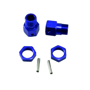 Redcat Racing 50025 Aluminum 23mm Wheel Hex w/ Nut (2pcs ea.)(Blue)  ~