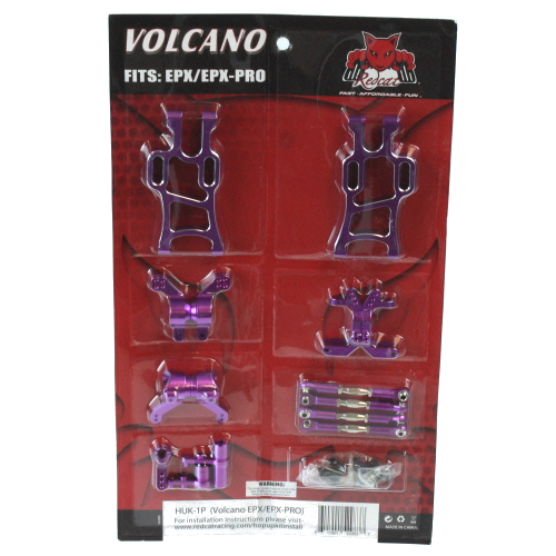 Redcat Racing HUK-1P Volcano EP/EP Pro hop up kit (New version) (Purple)