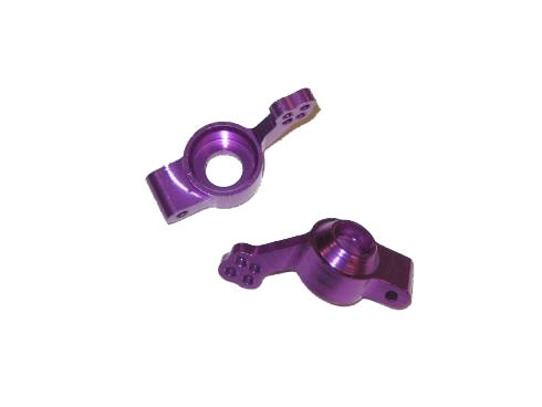 Redcat Racing 02130p Aluminum Rear Hub Carrier (1pr)(Purple) ~  <b> Additional hardware may be necessary to install this item on your vehicle.  Click on part number for more information. </b> 