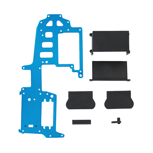 Redcat Racing 02115B Aluminum upper plate (blue) (requires 83014 battery pack) ~