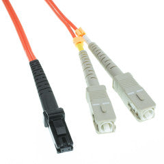 MT-RJ/SC OM1 Multimode Duplex Fiber Optic Cable, 62.5/125, 10 meter (33 foot)