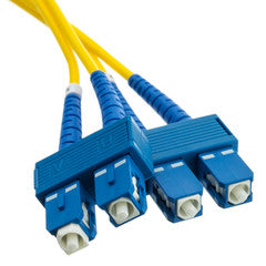 Fiber Optic Cable, SC / SC, Singlemode, Duplex, 9/125, 15 meter (49.2 foot)