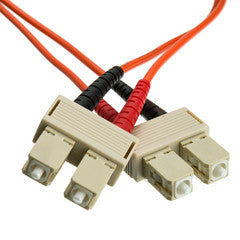 SC/SC OM1 Multimode Duplex Fiber Optic Cable, 62.5/125, 6 meter (19.6 foot)
