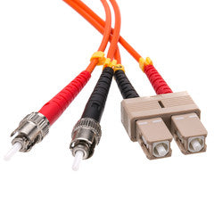SC/ST OM2 Multimode Duplex Fiber Optic Cable, 50/125, 1 meter (3.3 foot)