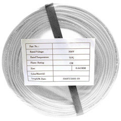 Security/Alarm Wire, White, 22/4 (22AWG 4 Conductor), Stranded, CMR / Inwall rated, Coil Pack, 500 foot