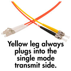 Mode Conditioning Cable ST / LC, OM1 Multimode,  62.5/125, 1 meter